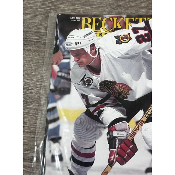 Vintage Beckett Sports Magazine Hockey #18 April 1992 Paperback - Picture 5 of 10